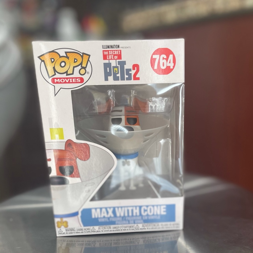 secret life of pets max with cone funko pop 🤍